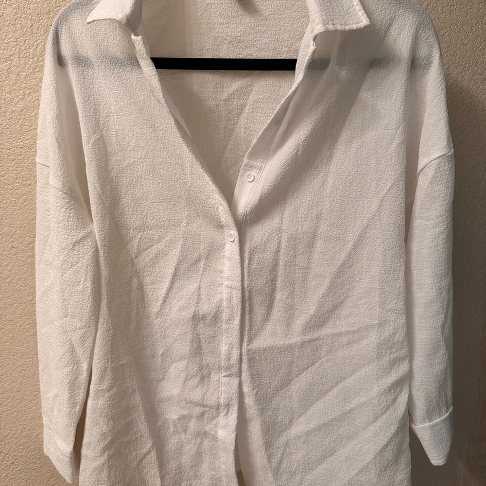 Shein white button down - Picture 4 of 4